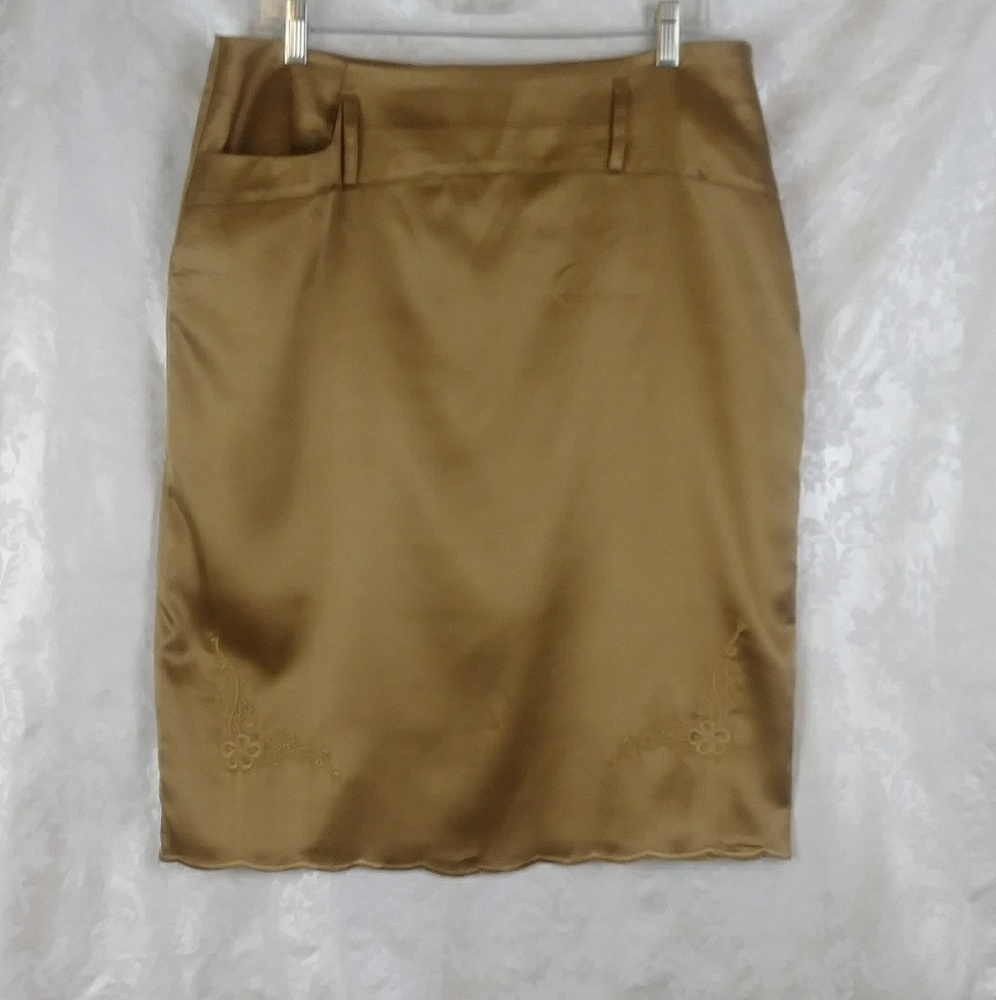 M O A Vintage Inspired Skirt with Belt